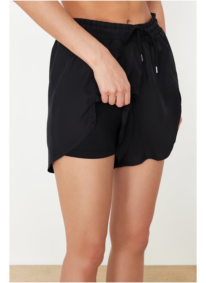 Black 2-Layer Knitted Sports Shorts with Inside Shorts THMSS24SR00005 - pzsku/ZCC364A47E3043F7C4E49Z/45/_/1730939975/df650db5-22e0-40d1-af12-80e60c4acf06