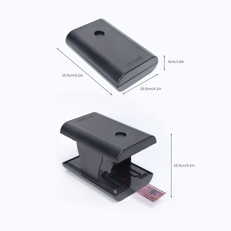 Foldable 35mm 135mm Slide Negative Scanner LED Backlight Convert Old Photos To JPEG Smartphone Compatible Film Converter - Image 3