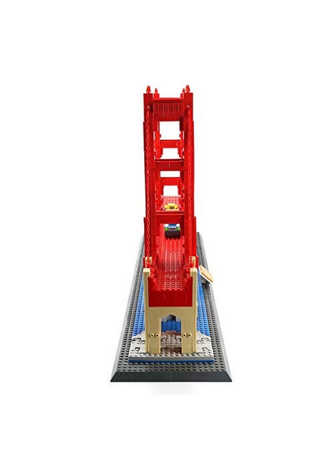 Apostrophe Games Apostrophe Games Golden Gate Bridge Building Block Set (1,977 Pieces) San Francisco's Golden Gate Bridge Famous Landmark Series - Architecture Model for Kids and Adults  - Image 3