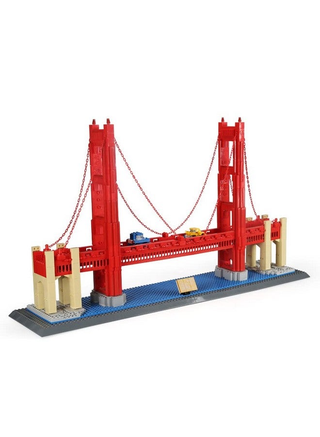 Apostrophe Games Apostrophe Games Golden Gate Bridge Building Block Set (1,977 Pieces) San Francisco's Golden Gate Bridge Famous Landmark Series - Architecture Model for Kids and Adults  - Image 4