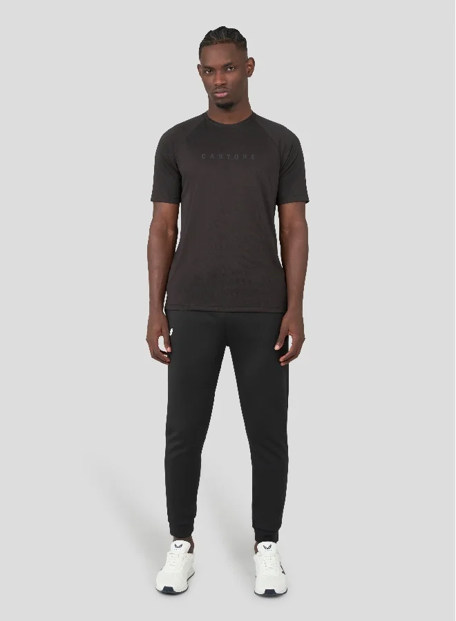 كاستور Black Short Sleeve Raglan Tee