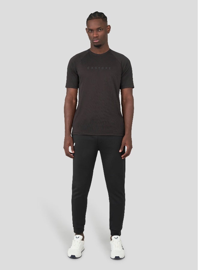 كاستور تي شيرت راجلان أسود قصير الأكمام - Image 5