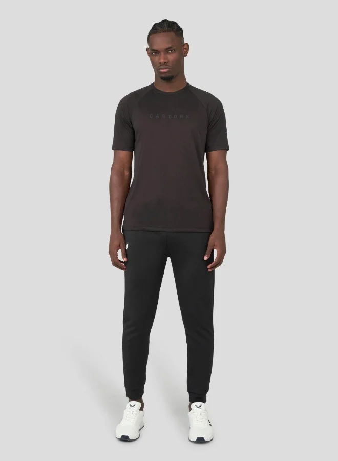 كاستور Black Short Sleeve Raglan Tee