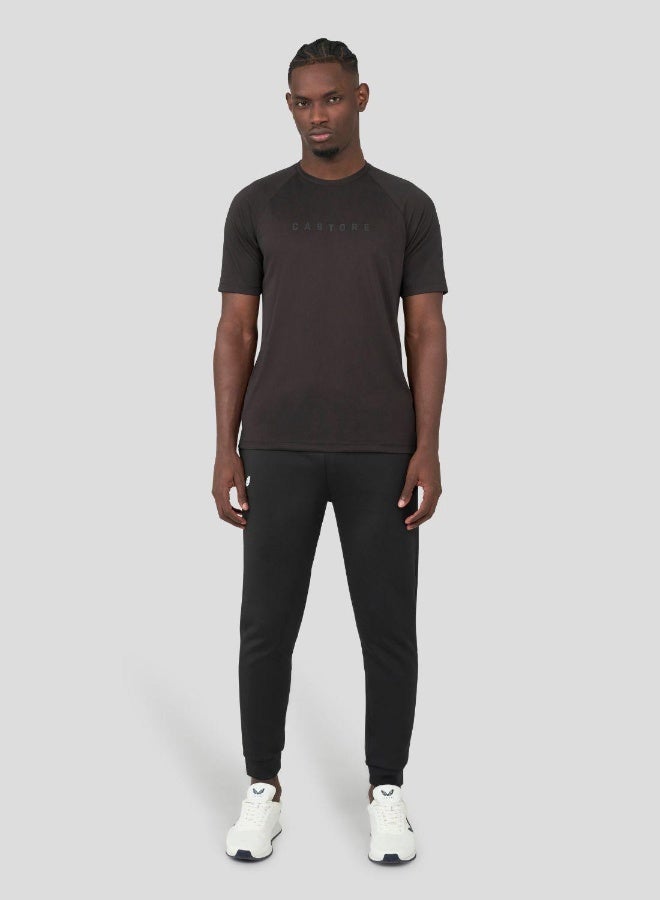 كاستور تي شيرت راجلان أسود قصير الأكمام - Image 3