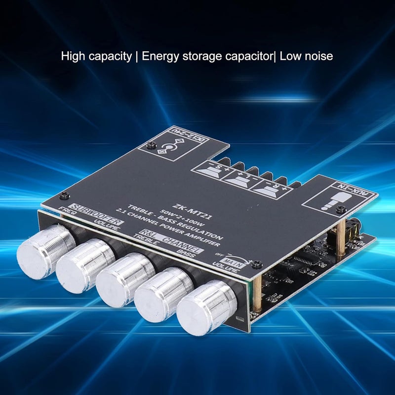 Channel Power Amplifier Module, BT 5.0, 2.1 Channel, Audio Component Amplifiers Speaker, Anti Reverse Connection - Image 5