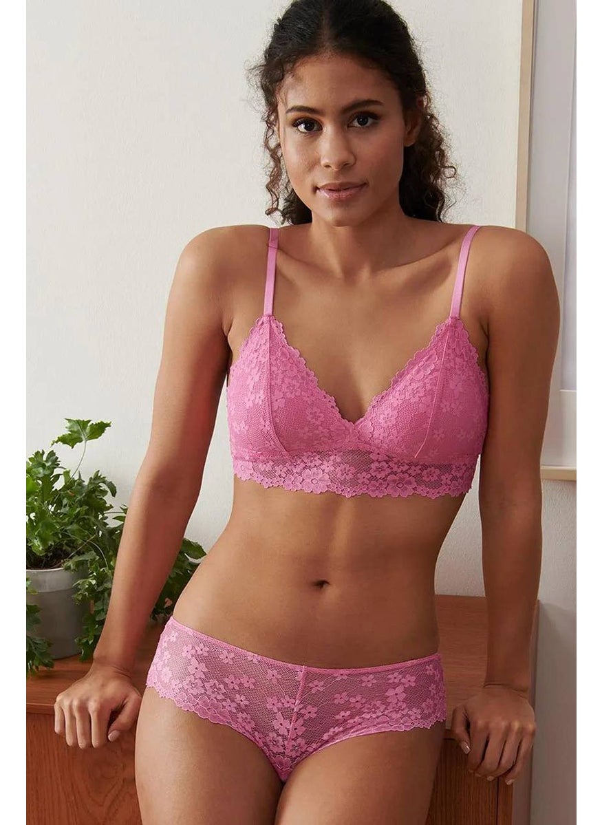Tchibo Women 1 Piece Lace Panty, Pink  - Image 1
