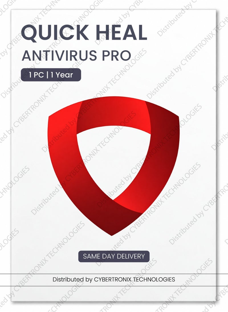 Quick Heal Antivirus Pro for 1 Device 1 Year | Windows | Digital Subscription - Image 1