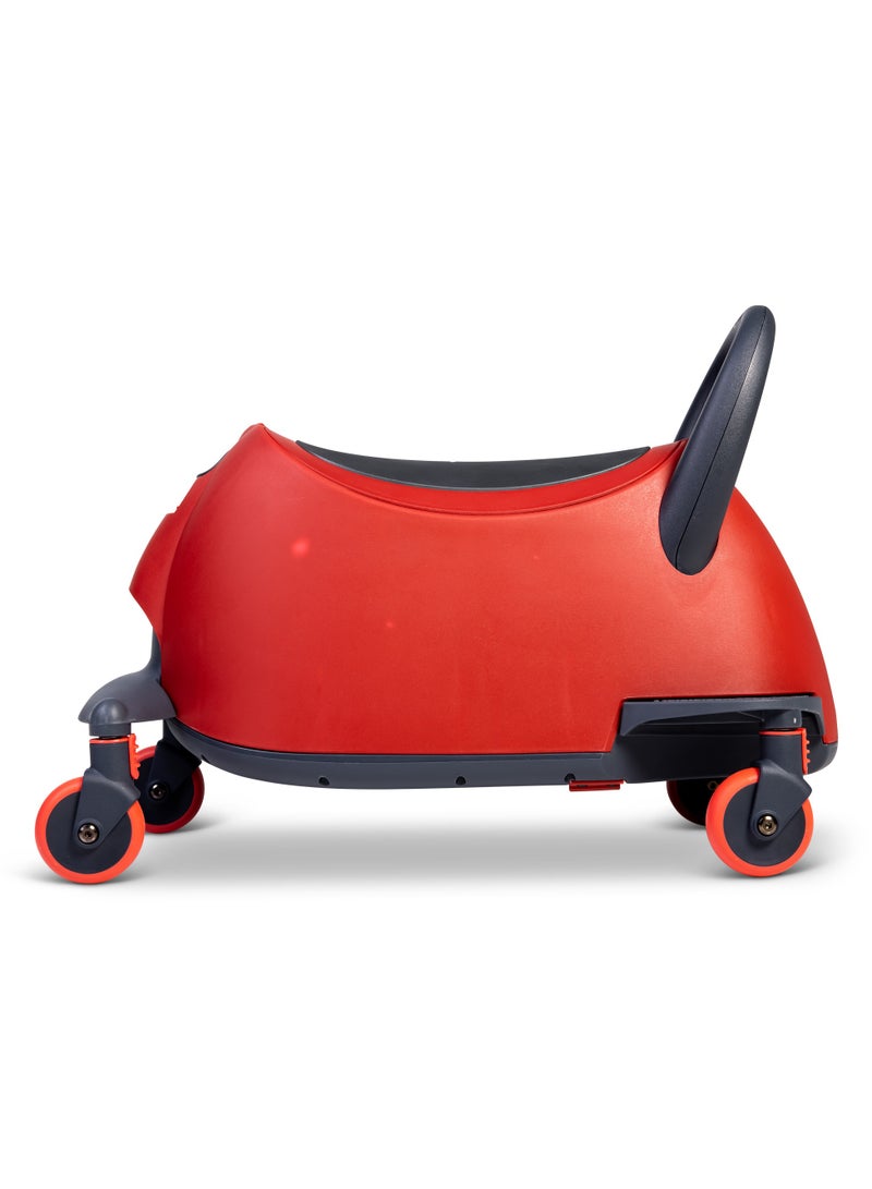 Yvolution LUNA 3-in-1 Scooter Red  Toddler to Kid Ride-On & Lean-to-Steer Scooter | Adjustable Handlebar, LED Wheels, Storage Drawer (101266) - Image 5