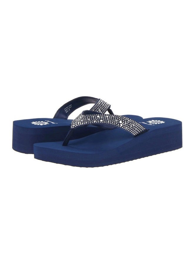 Yellow Box Women's Africa Sandal, Navy, 9.5 - Image 1