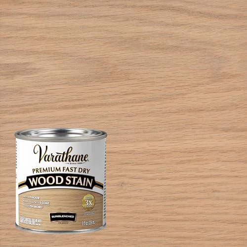 VARATHANE Rust-Oleum Varathane 262030 Premium Fast Dry Wood Stain, Sunbleached, (Half Pint/236ml) - Image 2