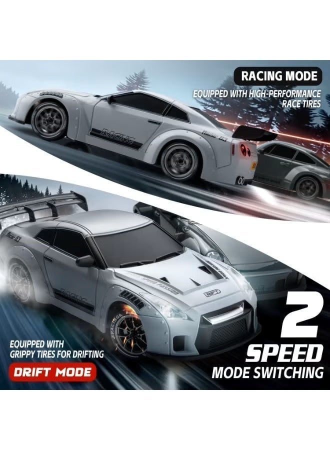 HOBB 1:24 Simulated GTR RC Drifting Car | 20 Km/h High-Speed Remote Control Car | 2.4GHz Wireless Controller | USB Rechargeable Battery - Image 5