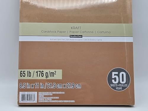 Recollections Cardstock Paper Value Pack, 8.5 x 11 in Kraft by Recollections - Image 2