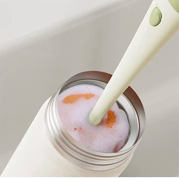 Portible Portible 3 in 1 Multifunction Cleaning Brush Set Comfortable Grip and Less Effort with Long Portable Handle with a hangable Design MultiColor Pack of 1 - Image 3