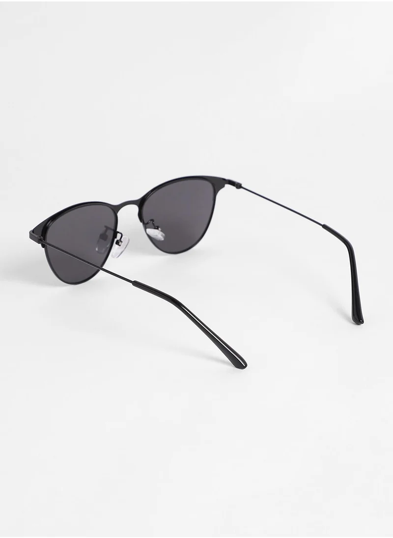 صوص هاوت Full Rim Browline Sunglasses