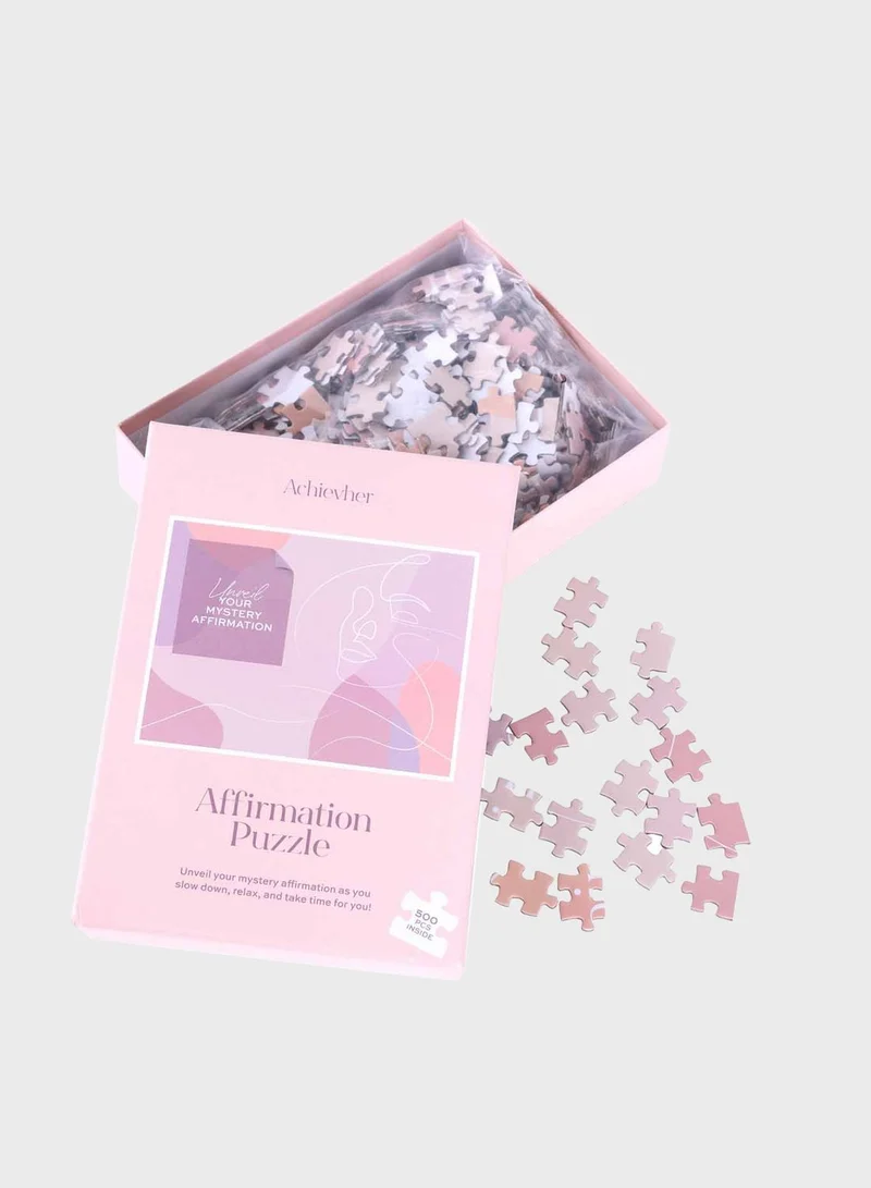 Prickly Pear Achievher Affirmation Puzzle - 500 Pieces