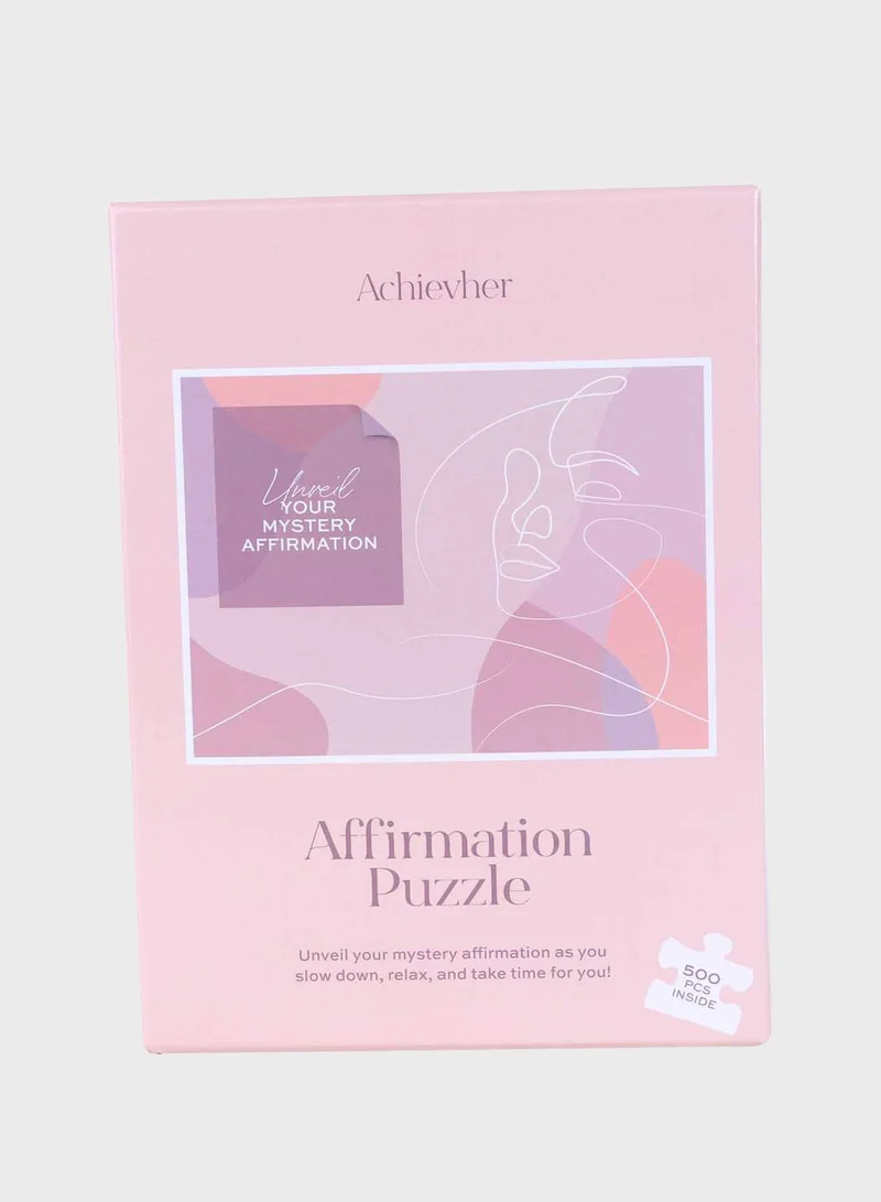 Prickly Pear Achievher Affirmation Puzzle - 500 Pieces