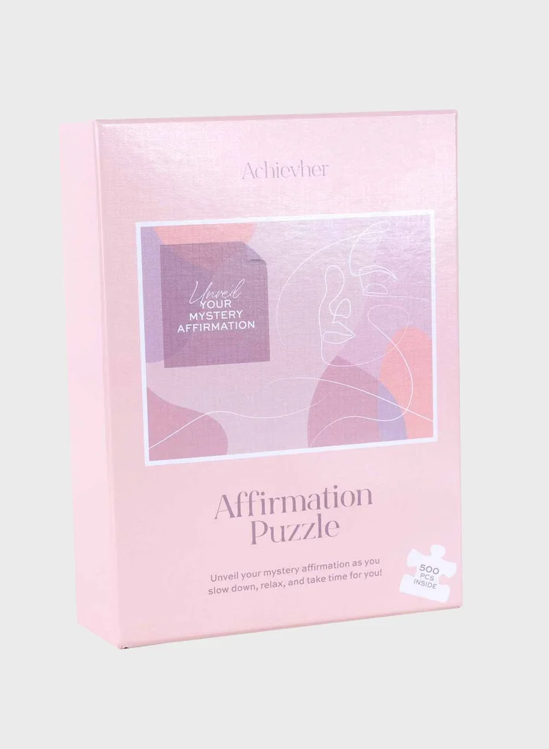 Prickly Pear Achievher Affirmation Puzzle - 500 Pieces