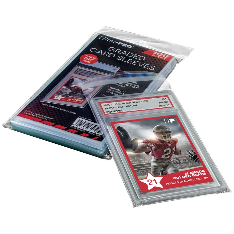 Ultra PRO  PSA Graded Card Slab Resealable Sleeves 100 ct  Ultimate Collectible Sports Cards Protection Trading Cards  Graded Cards Keep Valuable Card Slabs Clean  Safe Against Scratches - Image 4