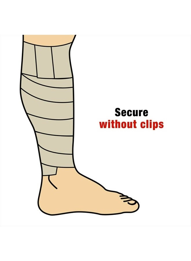 ACE 3" Elastic Bandage Wrap with Hook Closure, Beige, 2 Count - Image 4