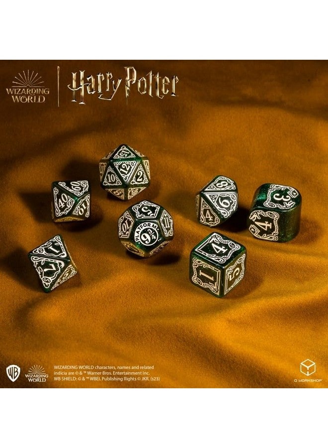 Q WORKSHOP Harry Potter Slytherin Modern Dice Green - Image 3