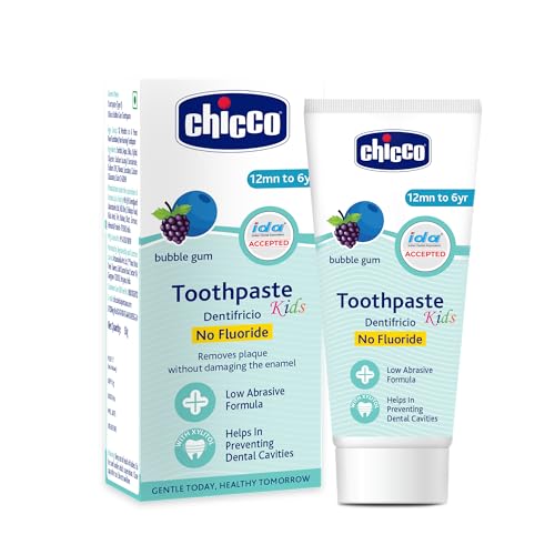 Chicco Toothpaste Bubble Gum 1-6Y 50g No Fluoride - Image 1