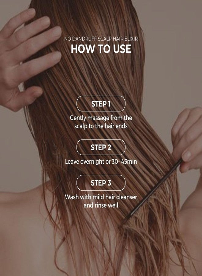 Roovedaa No Dandruff Scalp Premium Oil for Healthy Scalp & Hair | Natural Blend with Sitaphal Seed, Indigo and Ishwari | Eliminate Dandruff from Root - 100 ml - Image 5