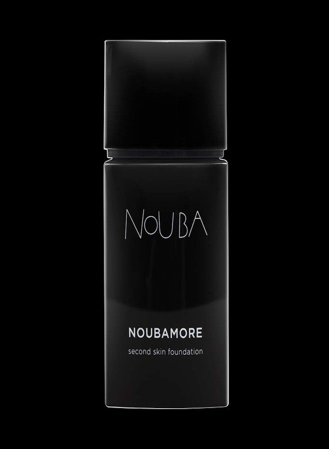 Noubamore Second Skin Foundation by Nouba - Long Lasting Coverage With Jojoba Extract Luminous Makeup Light Texture - Nude Skin Effect - Smoothes & Nourishes, Blends Perfectly (Color 85) - Image 1