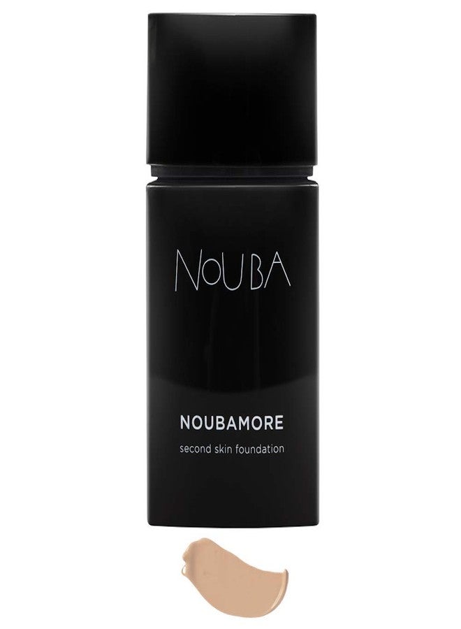 Noubamore Second Skin Foundation by Nouba - Long Lasting Coverage With Jojoba Extract Luminous Makeup Light Texture - Nude Skin Effect - Smoothes & Nourishes, Blends Perfectly (Color 85) - Image 2