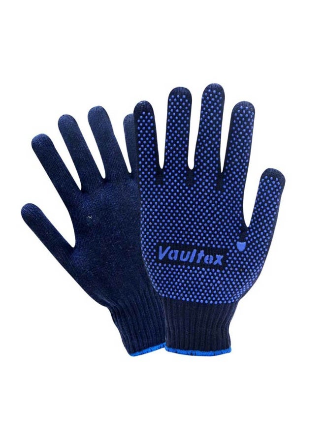 Vaultex Double Side Dotted Gloves Blue - Image 1