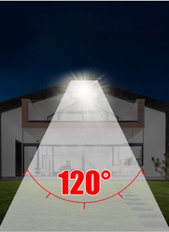 Ecoey LED Motion Sensor Floodlight Outdoor Sensitive Security Light Wall Light Floodlight for Parking Lot Courtyard Courtyard Passage Porch Entrance Black 19.5*15*3.2 CM  - Image 2