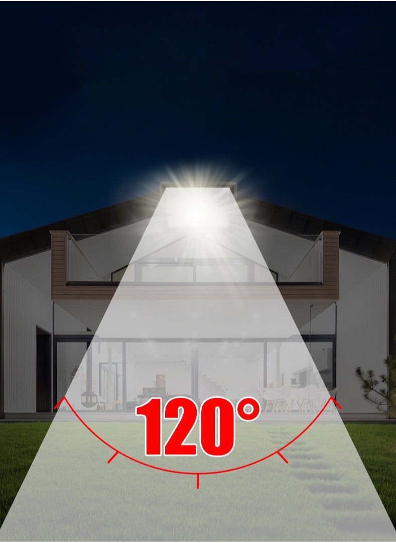 Ecoey LED Motion Sensor Floodlight Outdoor Sensitive Security Light Wall Light Floodlight for Parking Lot Courtyard Courtyard Passage Porch Entrance Black 19.5*15*3.2 CM  - Image 2