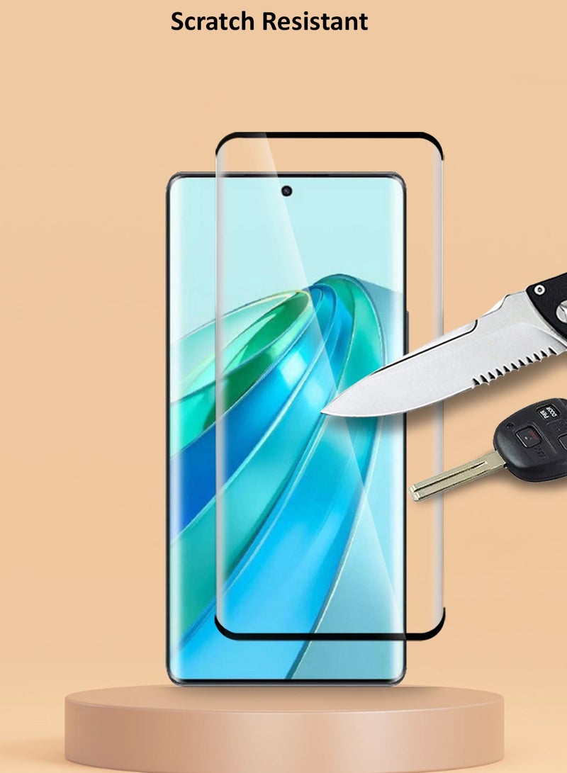 Techie Full Cover Curved 10H Hardness HD Tempered Glass Screen Protector for Honor X9a 5G - Anti-Scratch, Anti-Fingerprint, and Bubbles Free Technology - Image 5