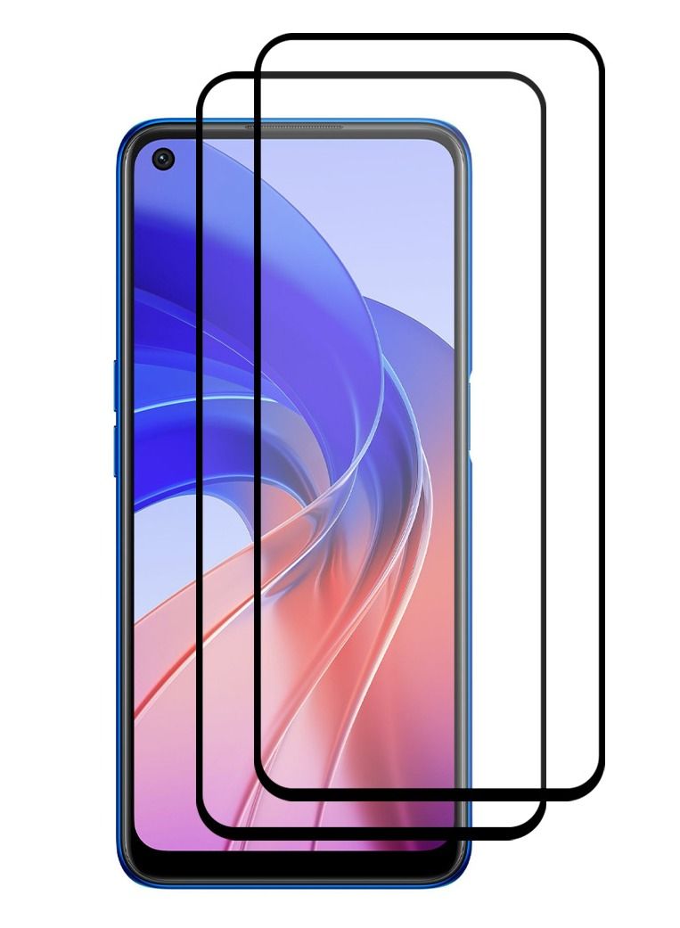 CATANES 2Pack for Oppo A55 Screen Protector Anti-Scratch Tempered Glass Clear HD Edge to Edge Full Coverage 9H Case Friendly Film 6.51 inch  - Image 4
