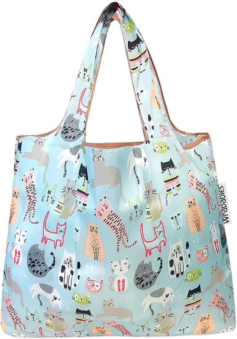 allydrew Foldable Tote Nylon Reusable Grocery Bag (Set of 2) - Image 2