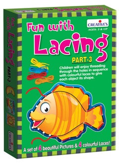 Creative's Fun with Lacing Part-3 | Fun Activity Game for Kids | Four Beautifull Picture & Colourful Laces | Ages 3 & Up