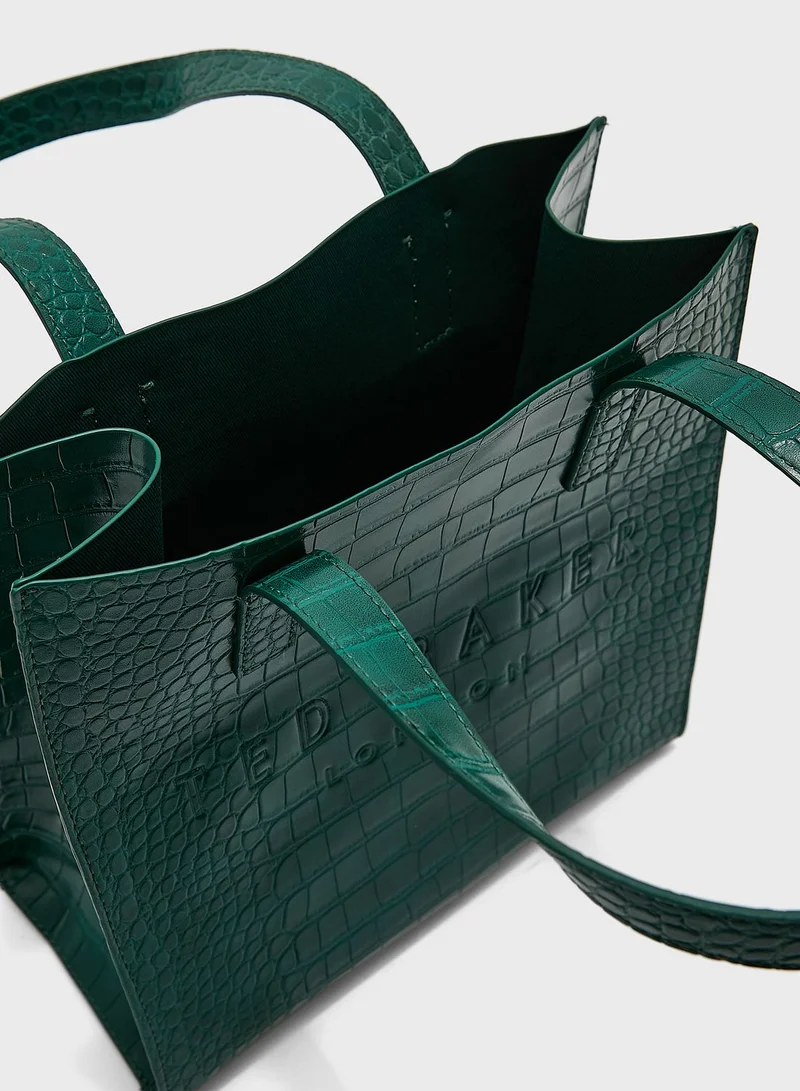 Ted Baker Large Croccon Croc Effect Icon Tote