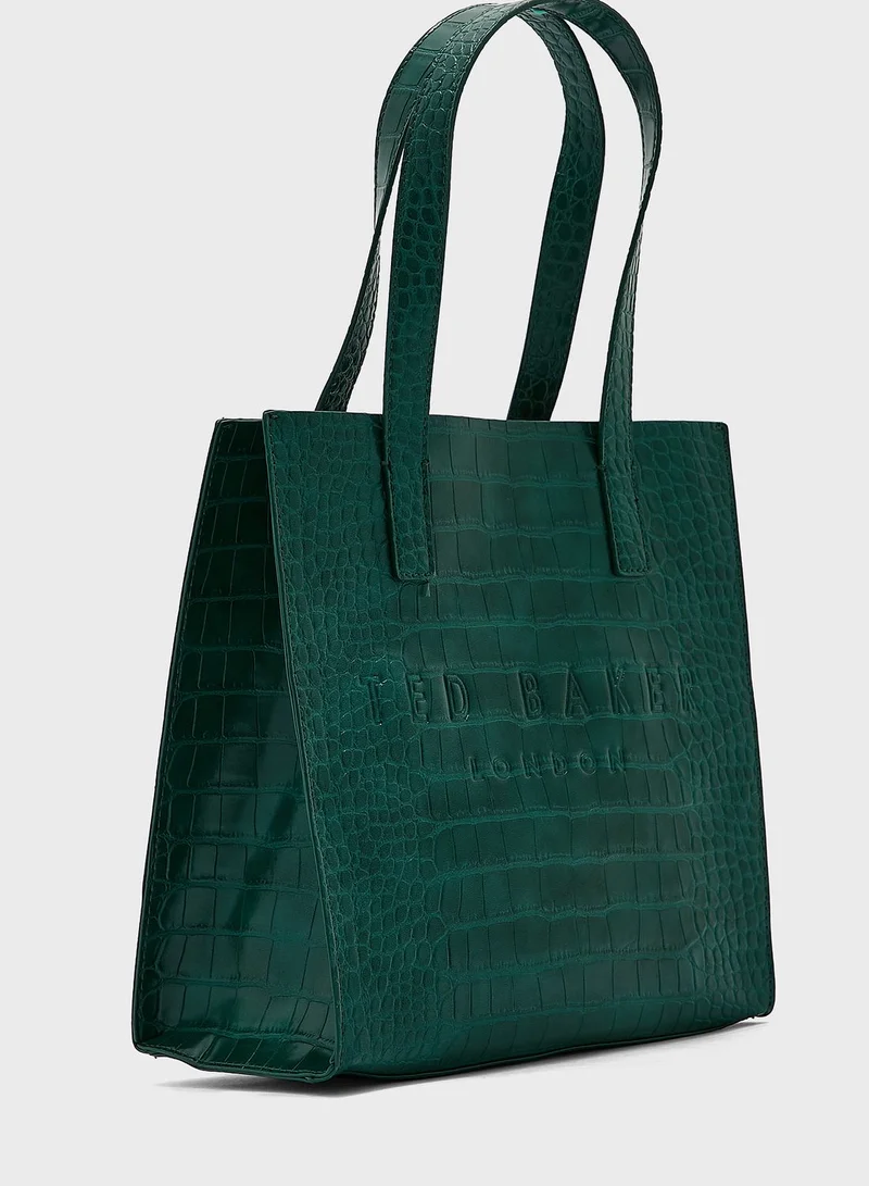Ted Baker Large Croccon Croc Effect Icon Tote