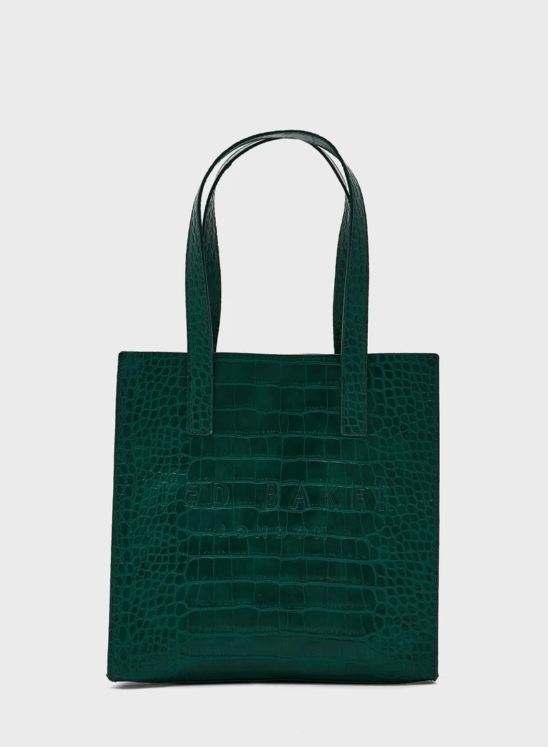 Ted Baker Large Croccon Croc Effect Icon Tote