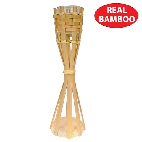 Beistle Tabletop Bamboo Torch (candle included) Party Accessory (1 count) (1/Pkg) - Image 4