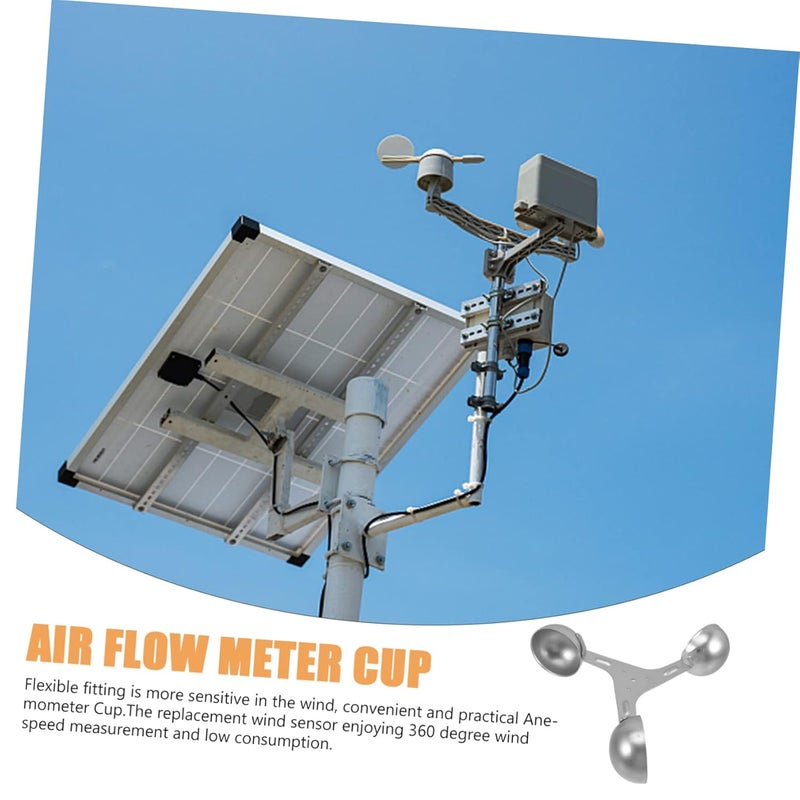 3 Cup Replacement Anemometer Sensor Wind Speed Outdoor Weather Station - Image 5