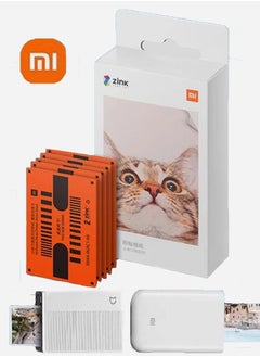 Xiaomi 50 photo sheets, 3 inches. Contains 50 photo sheets and orange color correction cards  - Image 1
