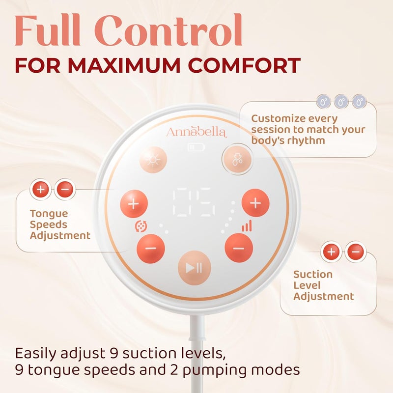 Annabella Single Portable Breast Pump for Breastfeeding - Image 4