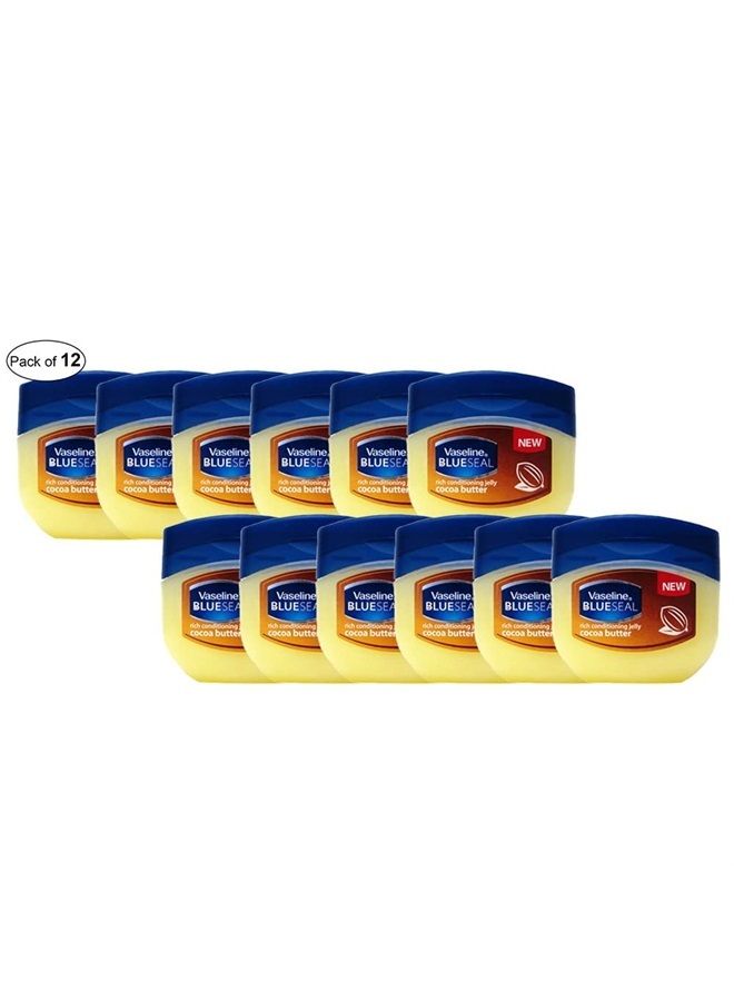 Vaseline Petroleum Jelly Blue Seal With Cocoa Butter (100ml) (Pack of 12)