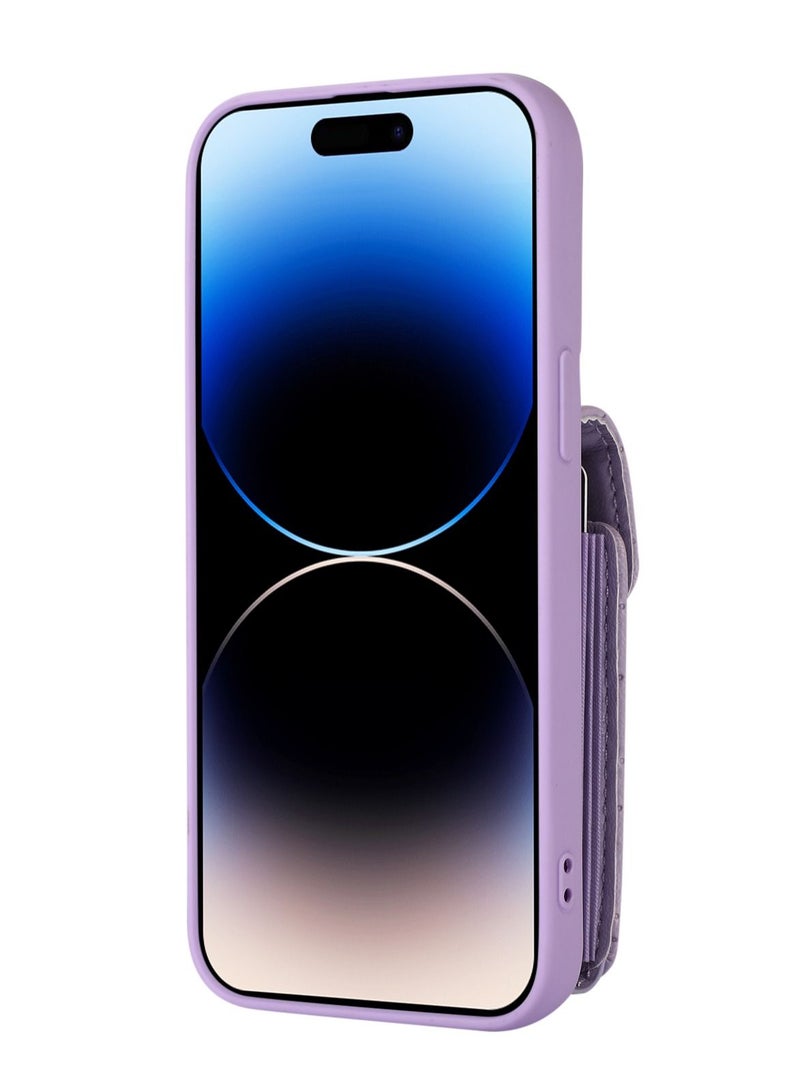 Suteni Back Cover Leather Card Slots Phone Case for iPhone - Image 2