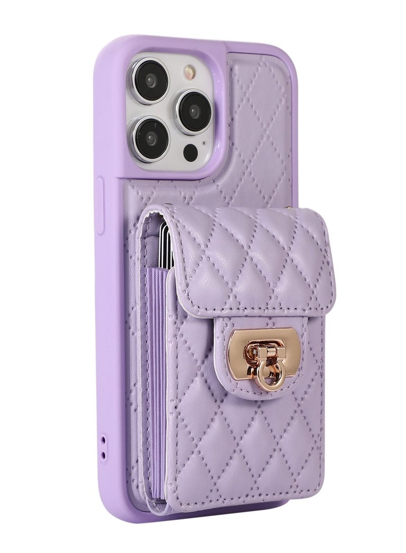 Suteni Back Cover Leather Card Slots Phone Case for iPhone - Image 1