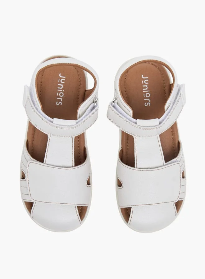 جونيورز صنادل صيادين للأولاد بتفاصيل ستيتش وإغلاق بشريط لاصق من تشكيلة رمضان