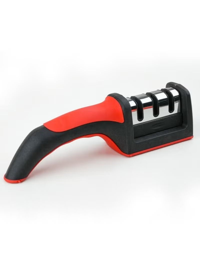 دي إل سي  مبراة سكاكين يدوية بثلاث فتحات مع مبراة مقصات ومستويات شحذ مختلفة - Image 1