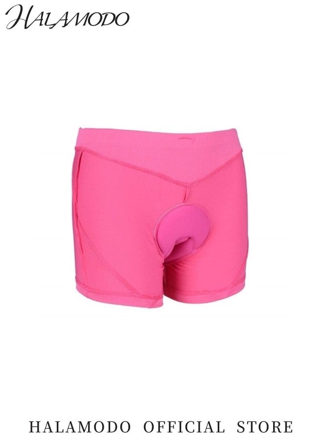 HALAMODO Women's Silicon Bike Shorts Comfortable Cycling Underwear Padded Bike Shorts Lightweight Bicycle Biking Undershorts Breathable Ergonomic Design - Image 2