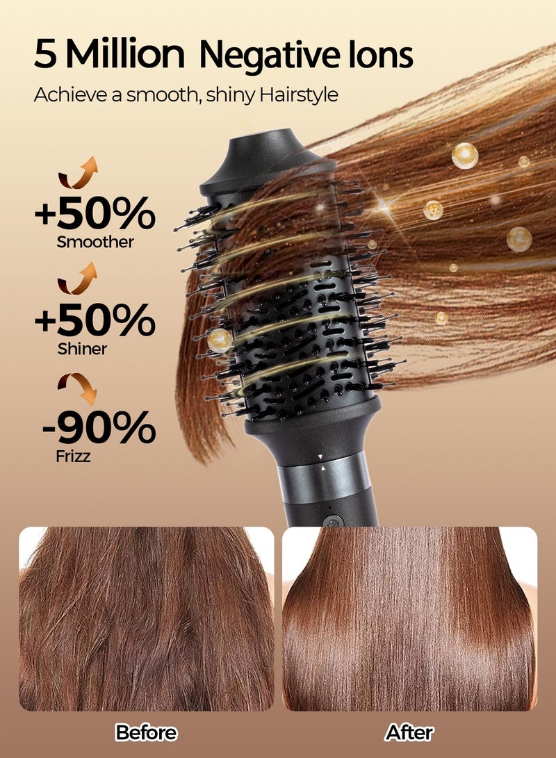 DOSCHER 7-in-1 Hair Dryer & Styler, 1400W High-Speed Hot Air Brush with Comb & Curling Attachments, 110,000 RPM  Motor for Women Hair Types - Image 5