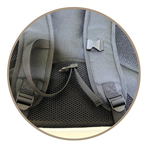 BRISA VW Collection - Volkswagen Hiking Laptop University Backpack in T1 Bus Campervan Design (30 L/7.9 gal/Large/Black) - Image 4